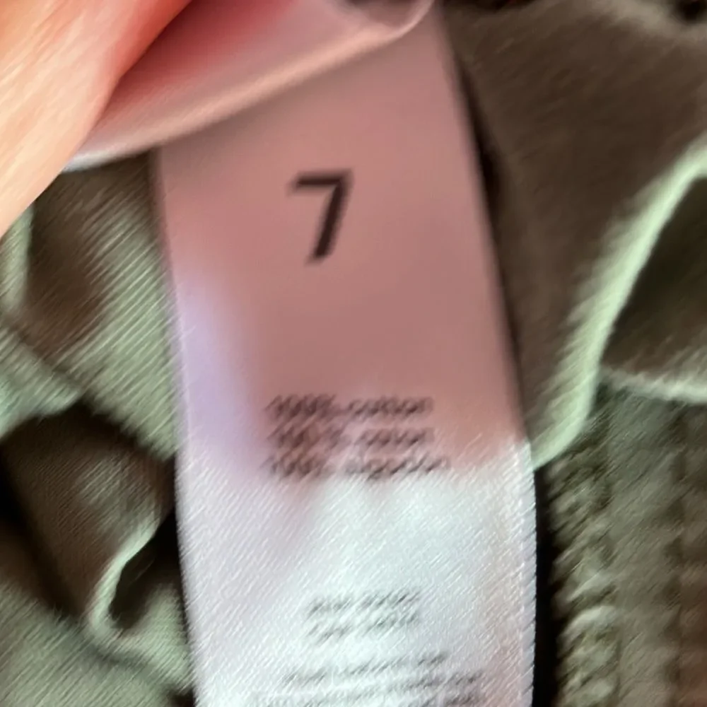 Carter's Girls Olive Green Cotton Shorts Size 7 Casual Summer Bottoms